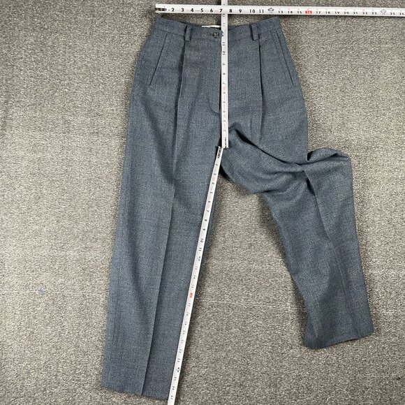 Amanda Smith Petites Pants Womens 8/8p Wool Work Office Capsule Everyday Minimal - Picture 6 of 11